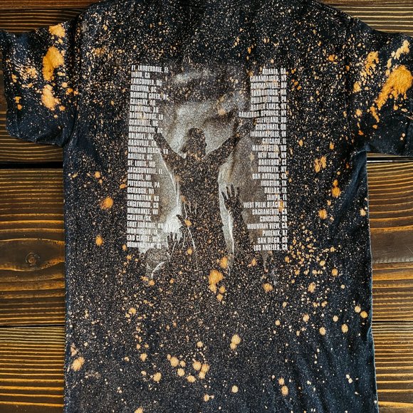 LUKE BRYAN BAND T-SHIRT ACID-WASHED SZ S ADULT - Picture 4 of 4